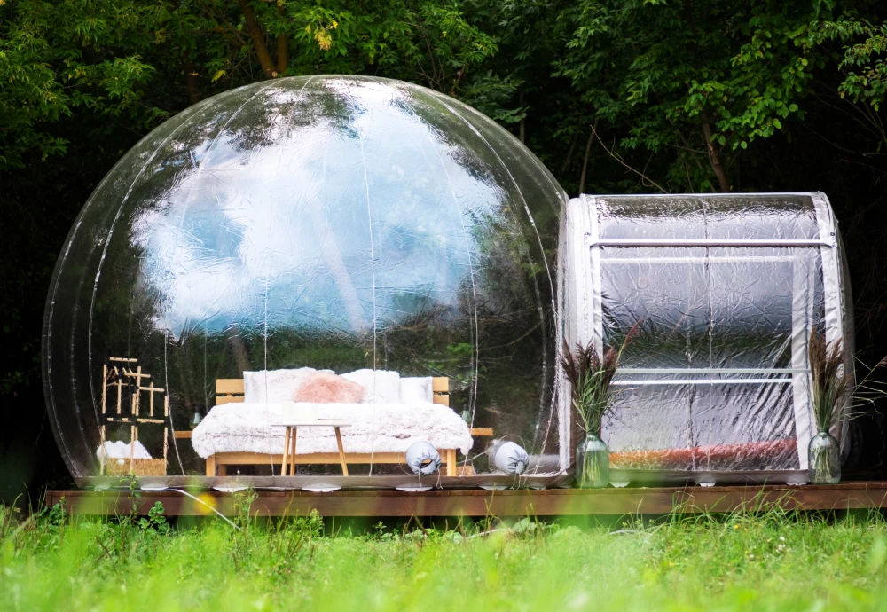 big transparent camping inflatable bubble tent